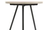 Neroli Gray Fabric Accent Chairs and Side Table Living Room Set