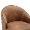 COOLMORE Bar Stools Set of 2 Counter Height Chairs with Footrest for Kitchen, Dining Room And 360 Degree Swivel