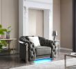 Glory Furniture Sapphire G0590A-C Chair , Gray