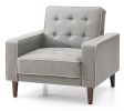 Glory Furniture Andrews G832A-C Chair Bed , GRAY