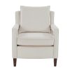 Alina Sea Oat Velvet Accent Arm Chair