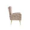 COOLMORE Accent Chair ,leisure single chair with Rose Golden feet