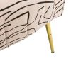 COOLMORE Accent Chair ,leisure single chair with Rose Golden feet