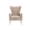 COOLMORE Accent Chair ,leisure single chair with Rose Golden feet