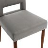 HOMEMAX Accent Chairs Set of 2, Velvet Chairs with Solid Woood ,Upholstered Dining Chairs for Living Room, Kitchen, Bedroom, Beauty Room,Dining room-