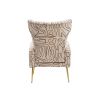 COOLMORE Accent Chair ,leisure single chair with Rose Golden feet