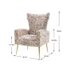 COOLMORE Accent Chair ,leisure single chair with Rose Golden feet