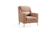 Luna Modern Style Chair in Copper