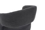 Swivel Accent Chair Armchair, Round Barrel Chair in Fabric for Living Room Bedroom,Grey Teddy