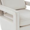 Alina Sea Oat Velvet Accent Arm Chair
