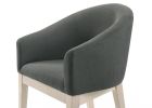 Neroli Gray Fabric Accent Chairs and Side Table Living Room Set