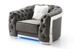 Glory Furniture Sapphire G0590A-C Chair , Gray