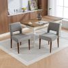 HOMEMAX Accent Chairs Set of 2, Velvet Chairs with Solid Woood ,Upholstered Dining Chairs for Living Room, Kitchen, Bedroom, Beauty Room,Dining room-