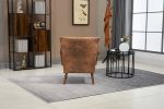 COOLMORE Wood Frame Armchair, Modern Accent Chair Lounge Chair for Living Room