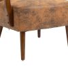 COOLMORE Wood Frame Armchair, Modern Accent Chair Lounge Chair for Living Room