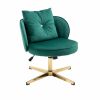 COOLMORE Home Office Desk Chair, Vanity Chair, Modern Adjustable Home Computer Executive Chair Swivel Task Chair for Small Space, Living Room, Make-up