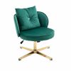 COOLMORE Home Office Desk Chair, Vanity Chair, Modern Adjustable Home Computer Executive Chair Swivel Task Chair for Small Space, Living Room, Make-up
