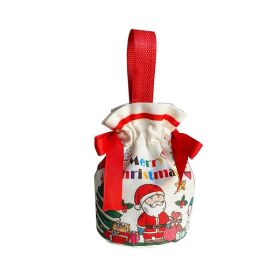 Christmas Gift Apple Bags, Cute Drawstring Bags, Holiday Fabric Candy Bags, Peace Fruit Storage Bags And Gift Bags (Color: Red)